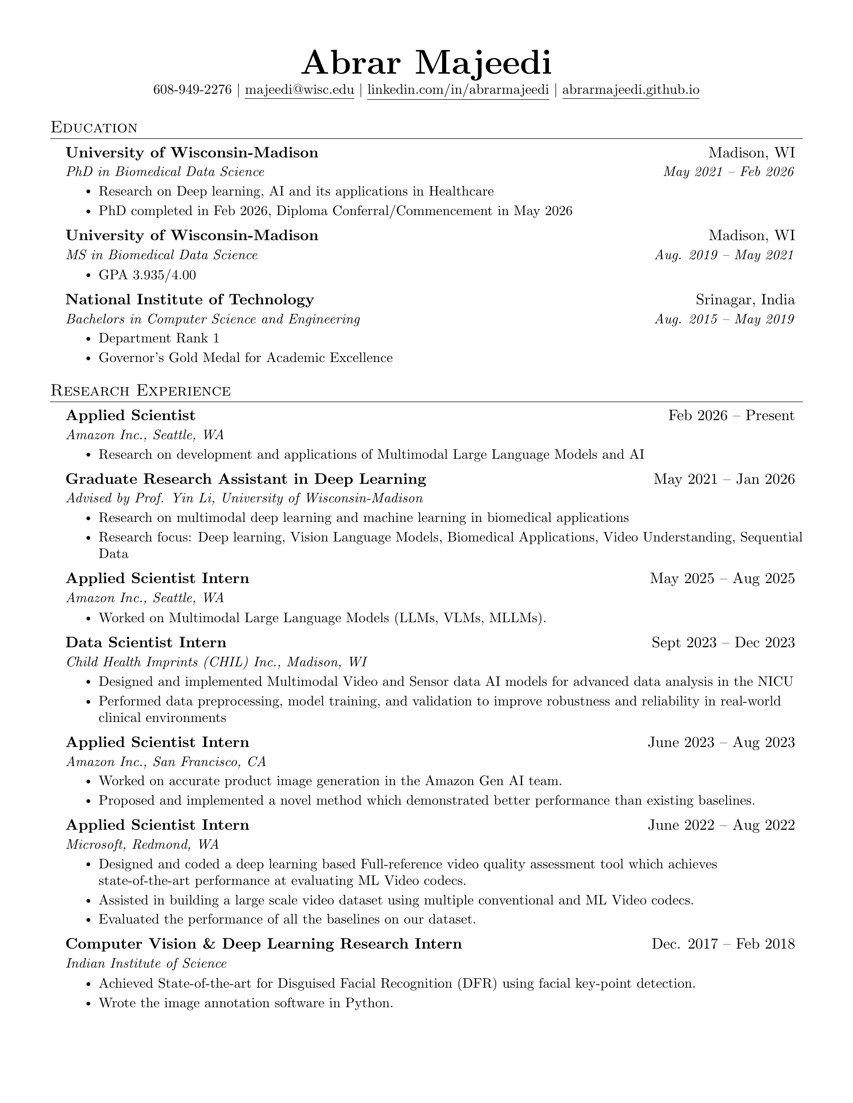 CV page 1 of 2